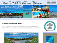 Tablet Screenshot of harbourclubvillas.com